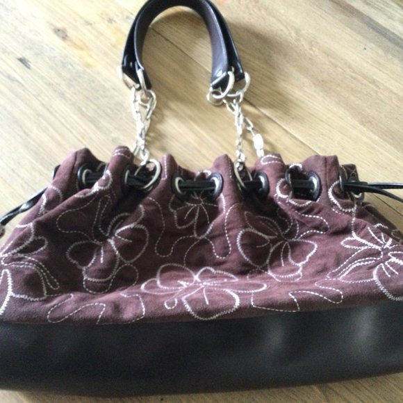 Vintage Suede Cellini Shoulder Bag - Picture 4 of 4